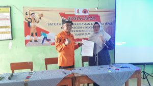 MoU Penanggulangan Bencana Antara MTsN 1 Bojonegoro dengan BPBD Bojonegoro